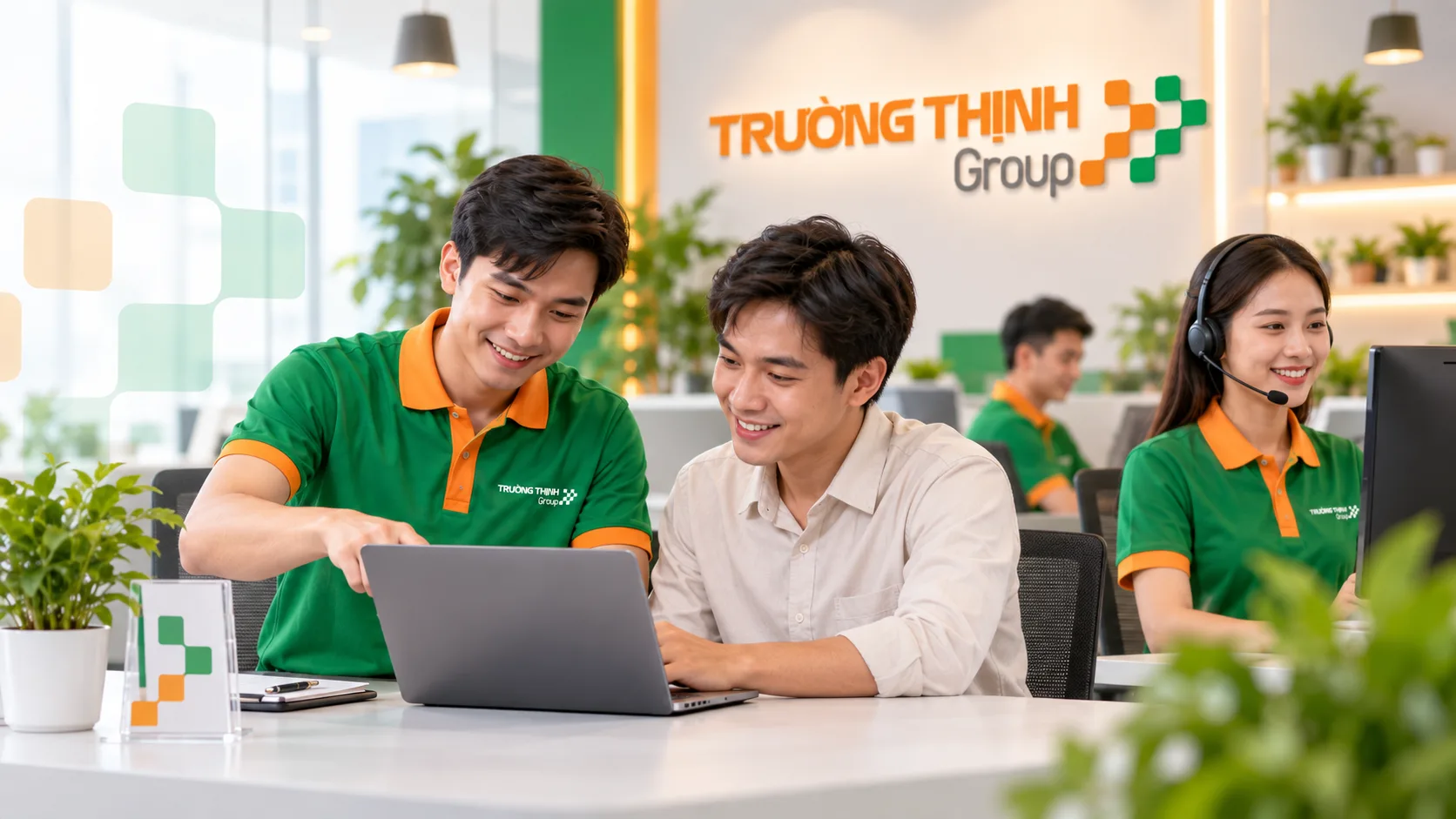 Hình minh họa đội ngũ hỗ trợ công nghệ